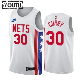 NBA Brooklyn Nets Trikot Seth Curry 30 2022-23 Classic Edition Weiß Swingman - Kinder